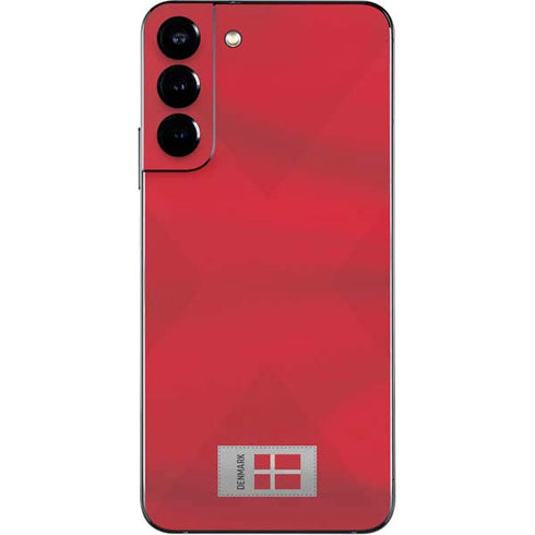 Denmark Soccer Flag Galaxy S22 Plus Skin